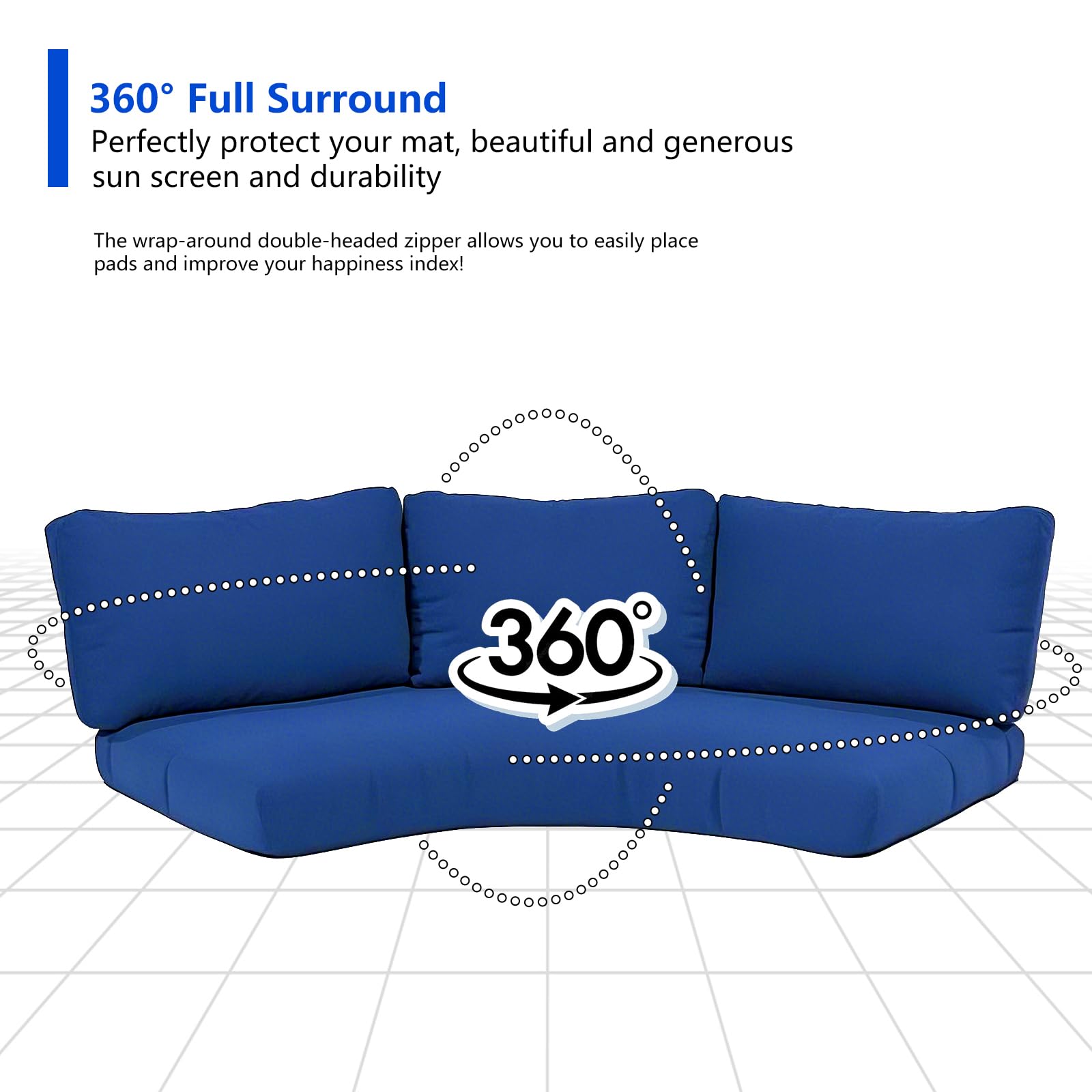 新品　BRIEFING REVERSIBLE CUSHION COVER Amazon.com: VIXLON 14Pcs Patio Cushion Covers Replacement